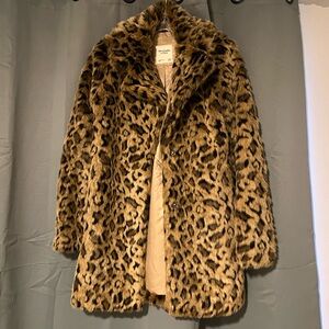 Abercrombie and Fitch Leopard print coat!